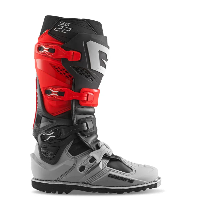 Gaerne SG22 Limited Edition Gore-Tex Enduro Boot Red/Black/Grey LE Size - 9 - Main Product View