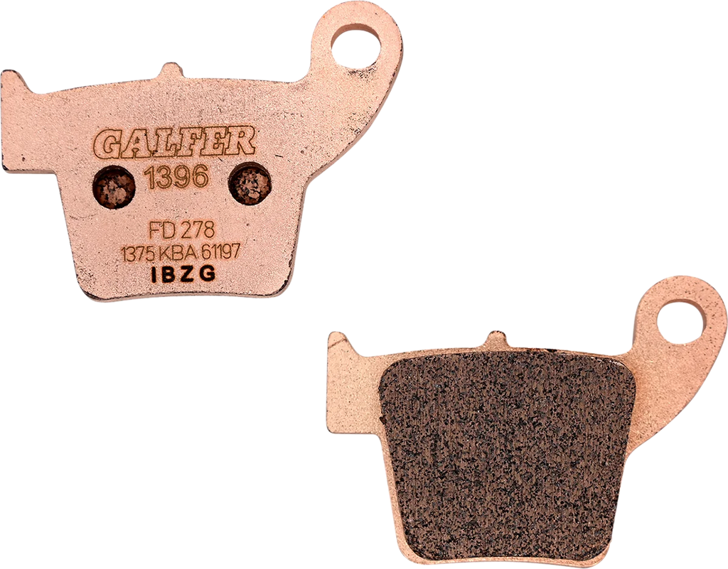 Galfer Brakes Brake Pads FD278G1396 - Main Product View