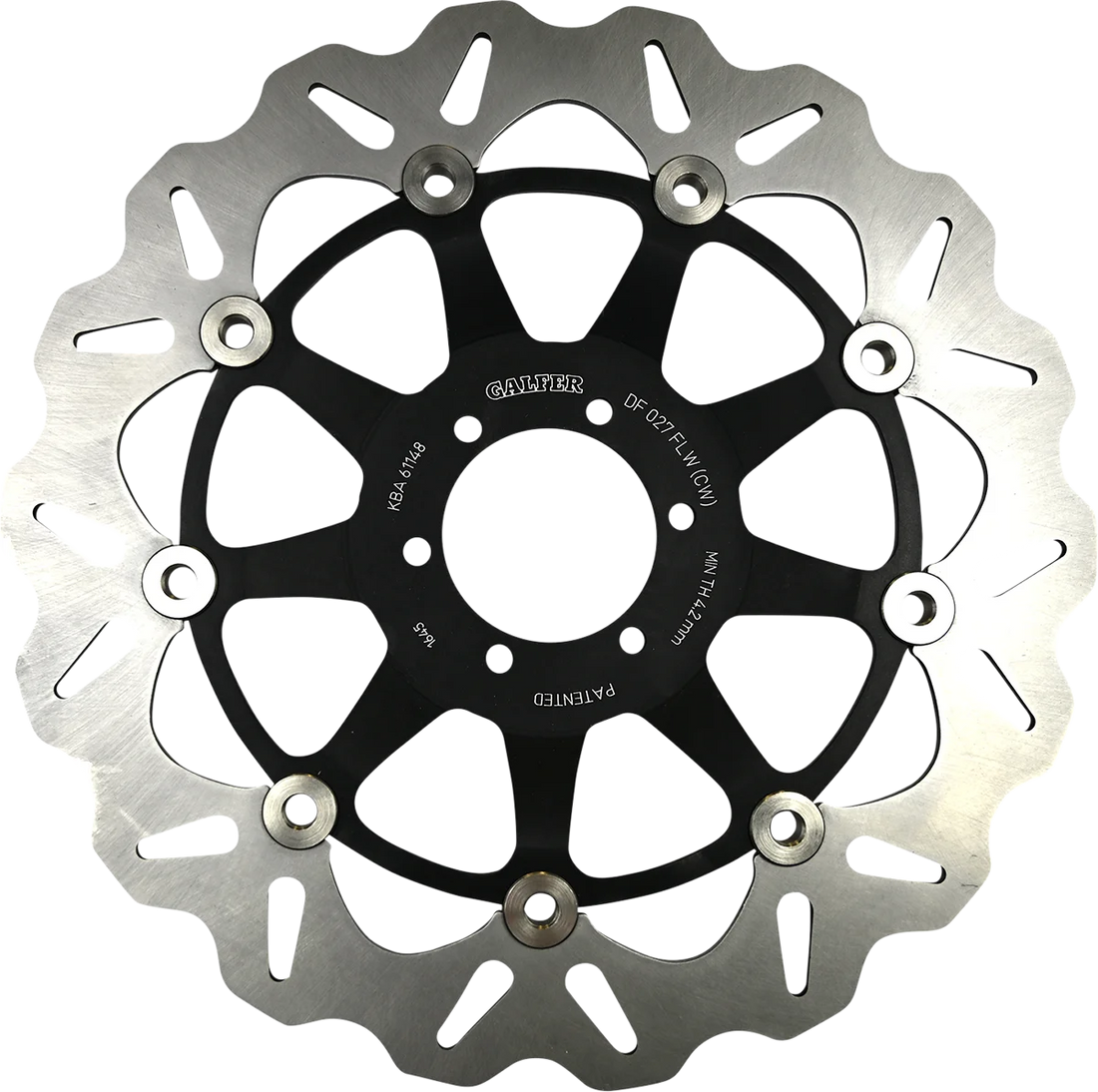 Galfer Brakes Front Rotor - Side View
