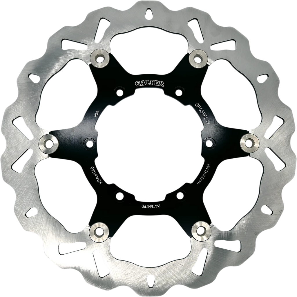 Galfer Brakes Front Rotor - Side View