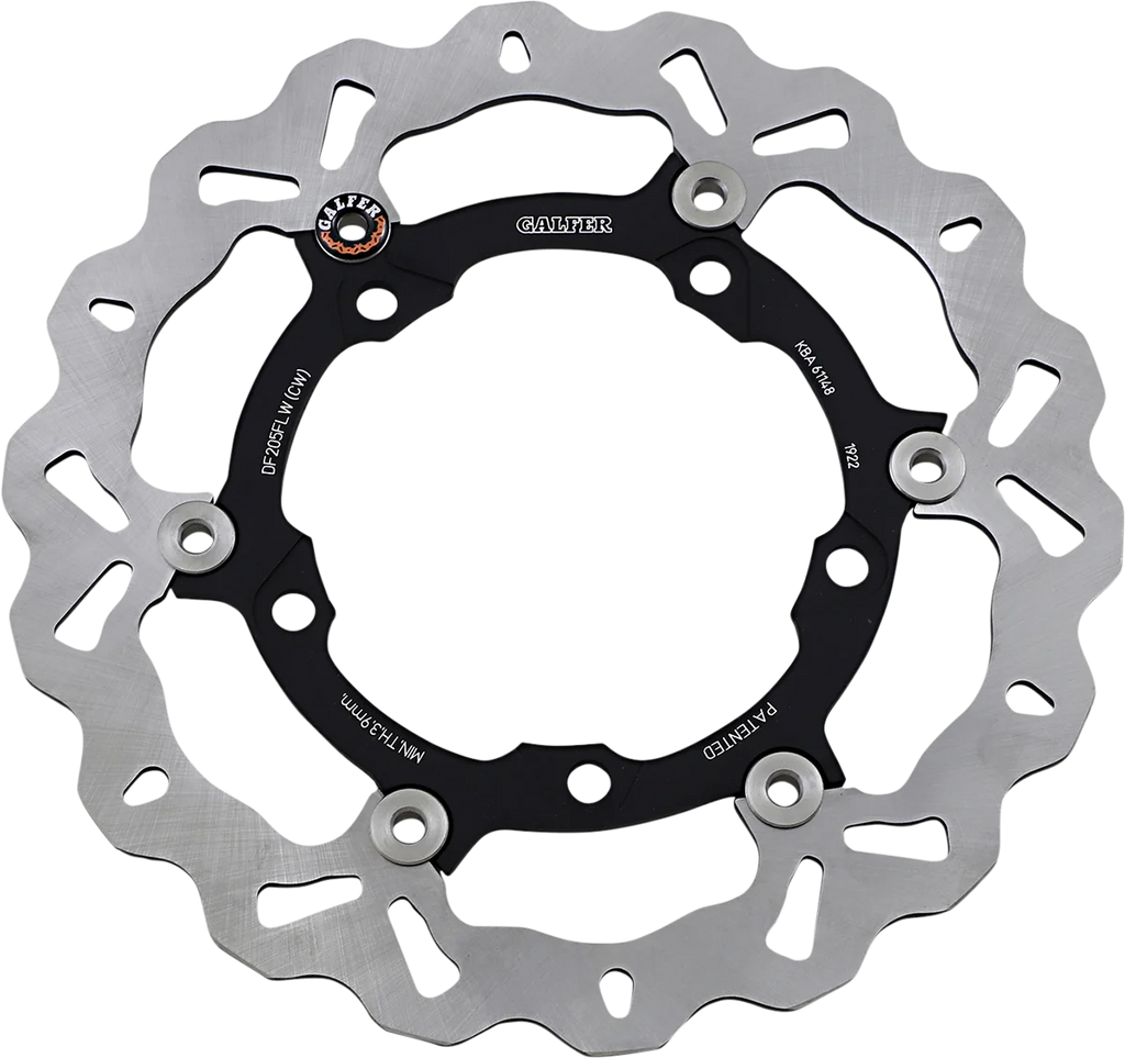 Galfer Brakes Front Rotor DF205CW - Main Product View