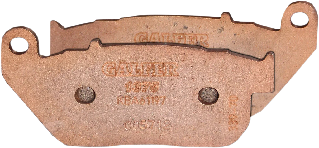 Galfer Brakes HH Sintered Brake Pads - Side View
