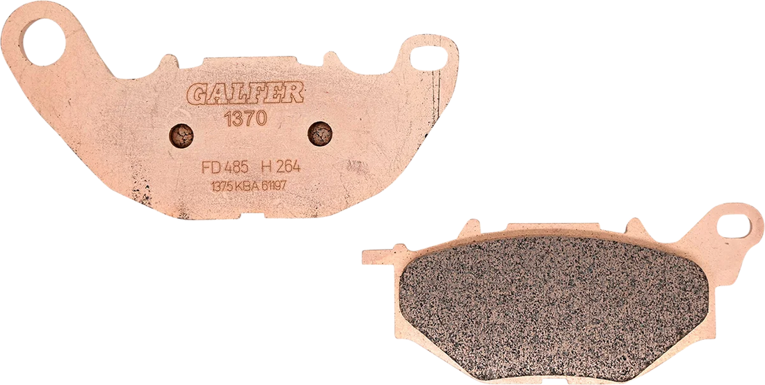 Galfer Brakes HH Sintered Brake Pads FD485G1370 - Side View