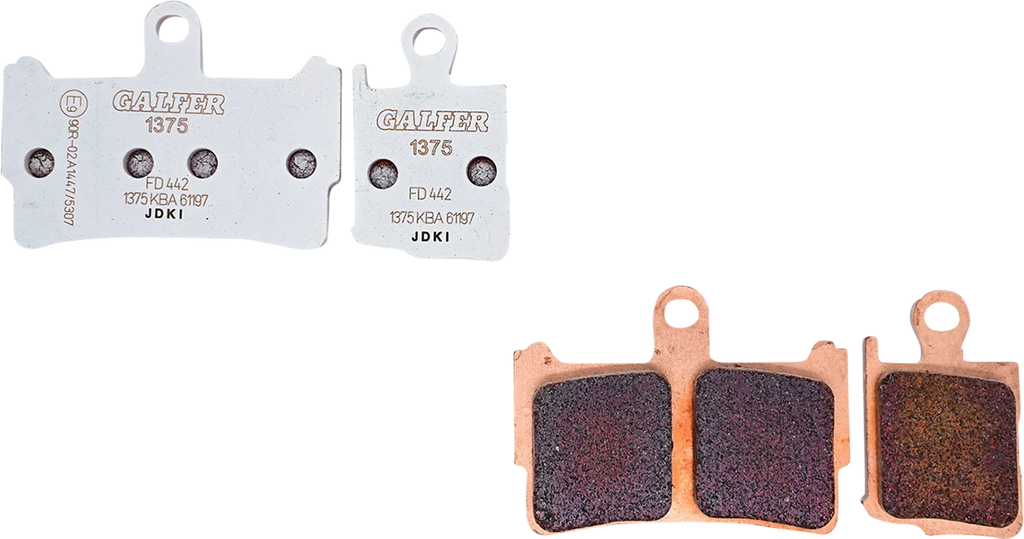Galfer Brakes HH Sintered Ceramic Brake Pads - Side View
