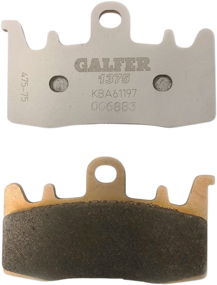 Galfer Brakes HH Sintered Ceramic Brake Pads FD178G1375 - Side View
