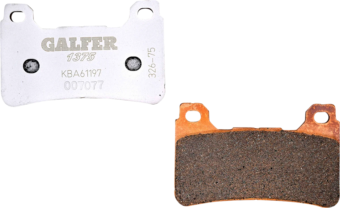 Galfer Brakes HH Sintered Ceramic Brake Pads FD326G1375 - Side View