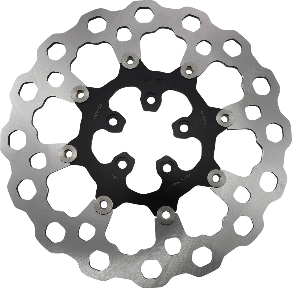 Galfer Brakes Oversize Front Rotor - Cubiq™ - 13" DF838QSX - Side View
