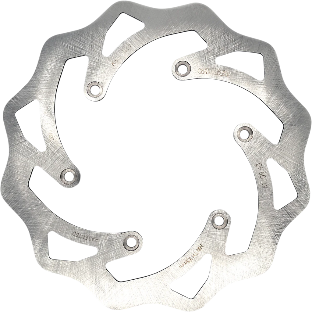 Galfer Brakes Rear Rotor - Side View