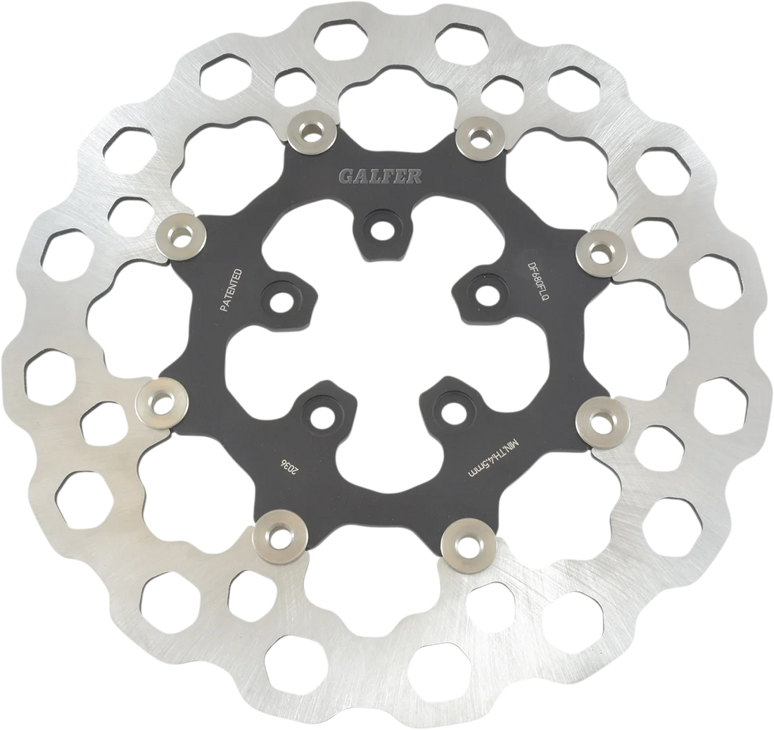 Galfer Brakes Rear Rotor - Cubiq™ - Side View