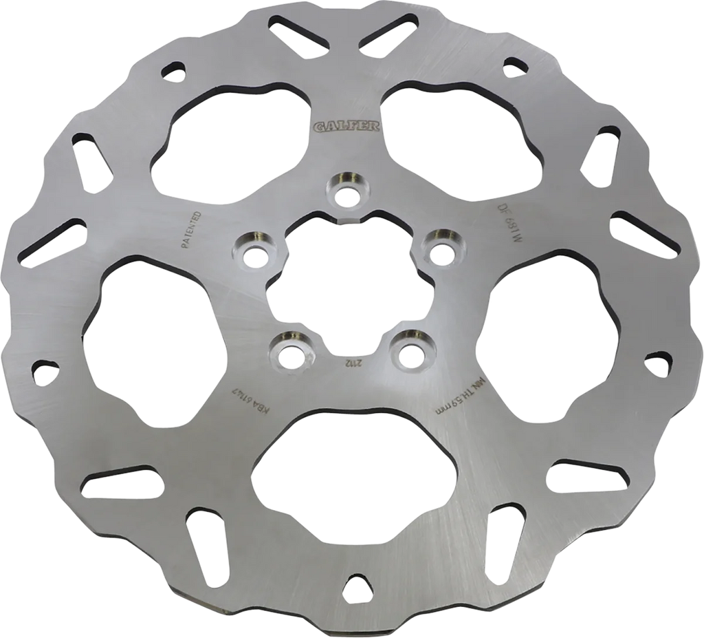 Galfer Brakes Rear Wave® Solid Rotor DF681W - Main Product View