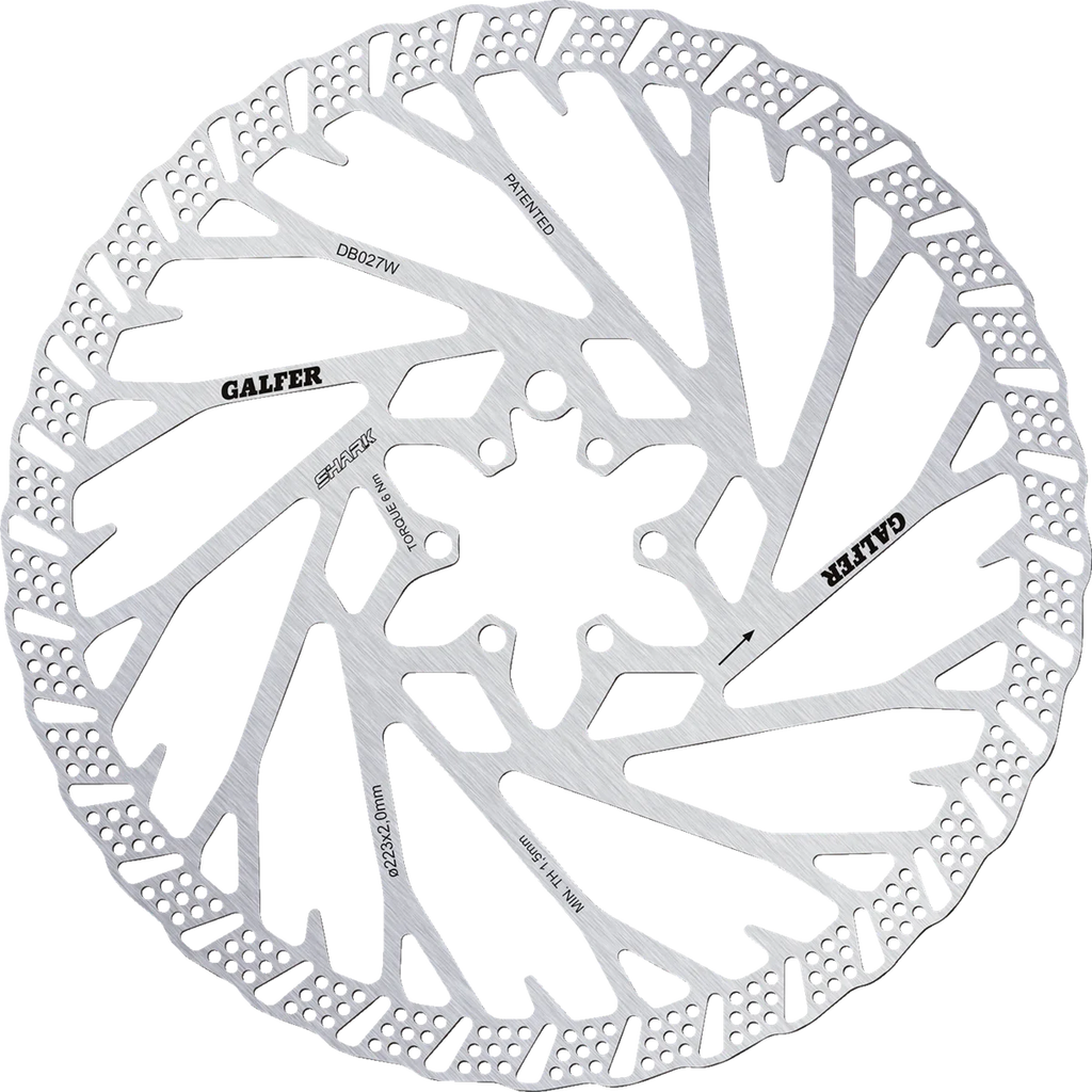 Galfer Brakes Shark Brake Rotor - 223 mm x 2 mm DB027W - Main Product View
