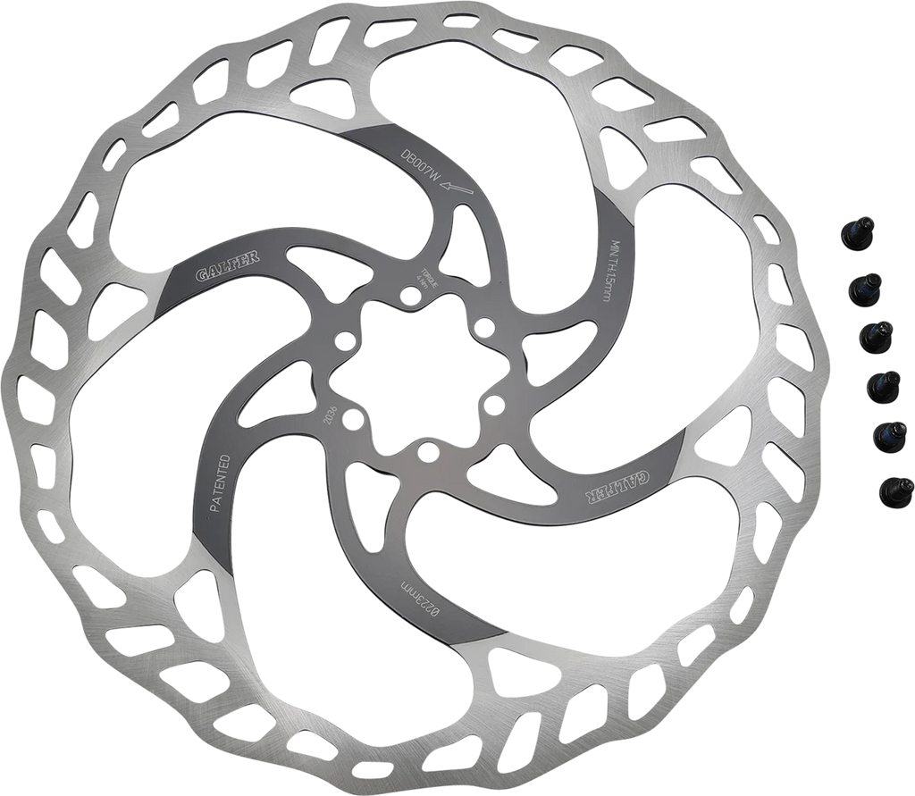 Galfer Brakes Wave® Bicycle Brake Rotor - Fixed/Oversize - 223 mm DB007W - Main Product View