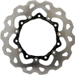 Load image into Gallery viewer, Galfer Brakes Wave® Brake Rotor - Front - Black Carrier - Main Product View