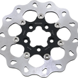 Load image into Gallery viewer, Galfer Brakes Wave® Brake Rotor - Rear - Black Carrier DF724FLW - Main Product View