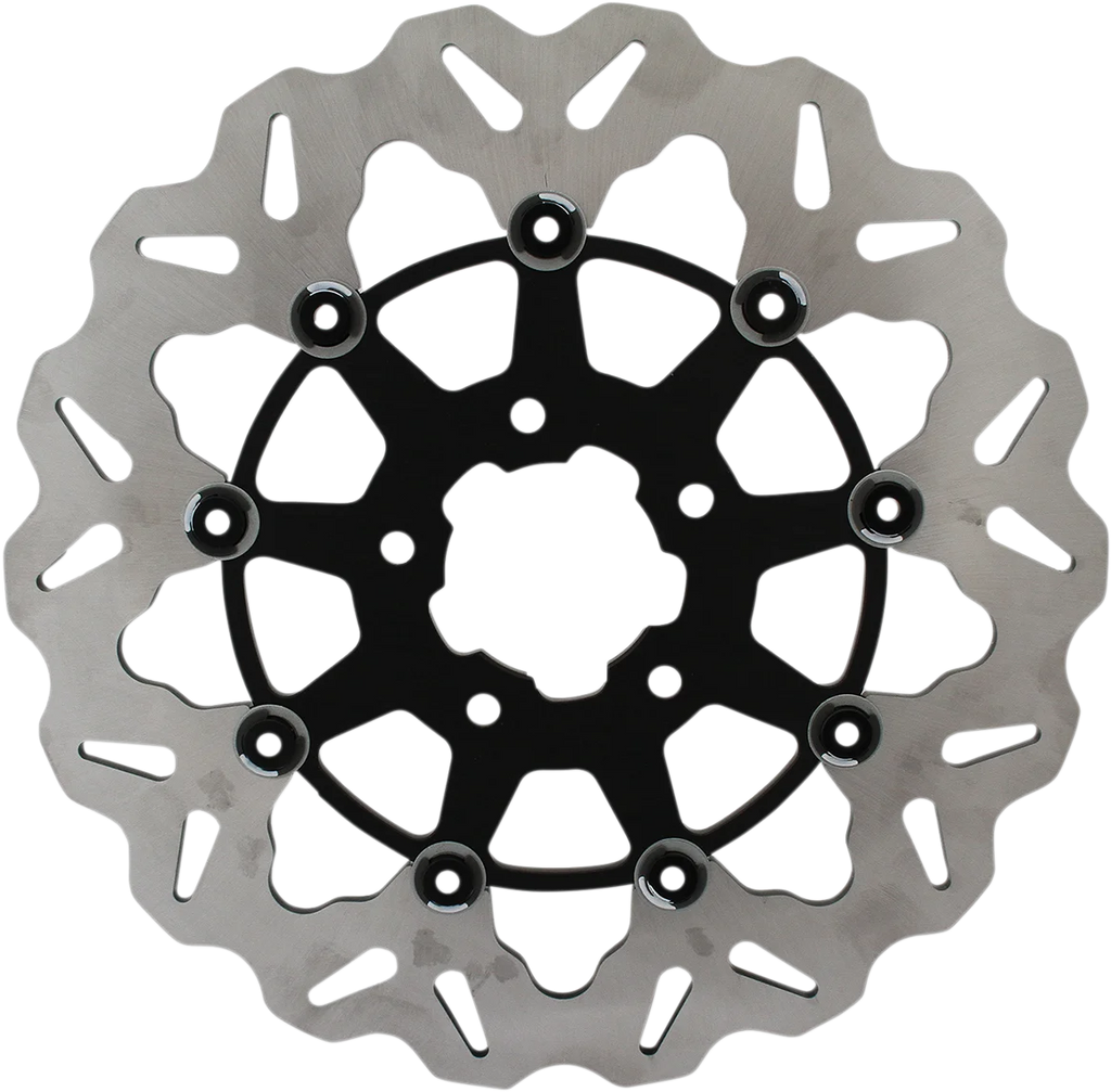 Galfer Brakes Wave® Brake Rotor - Rear - Solid Mount DF682W - Side View