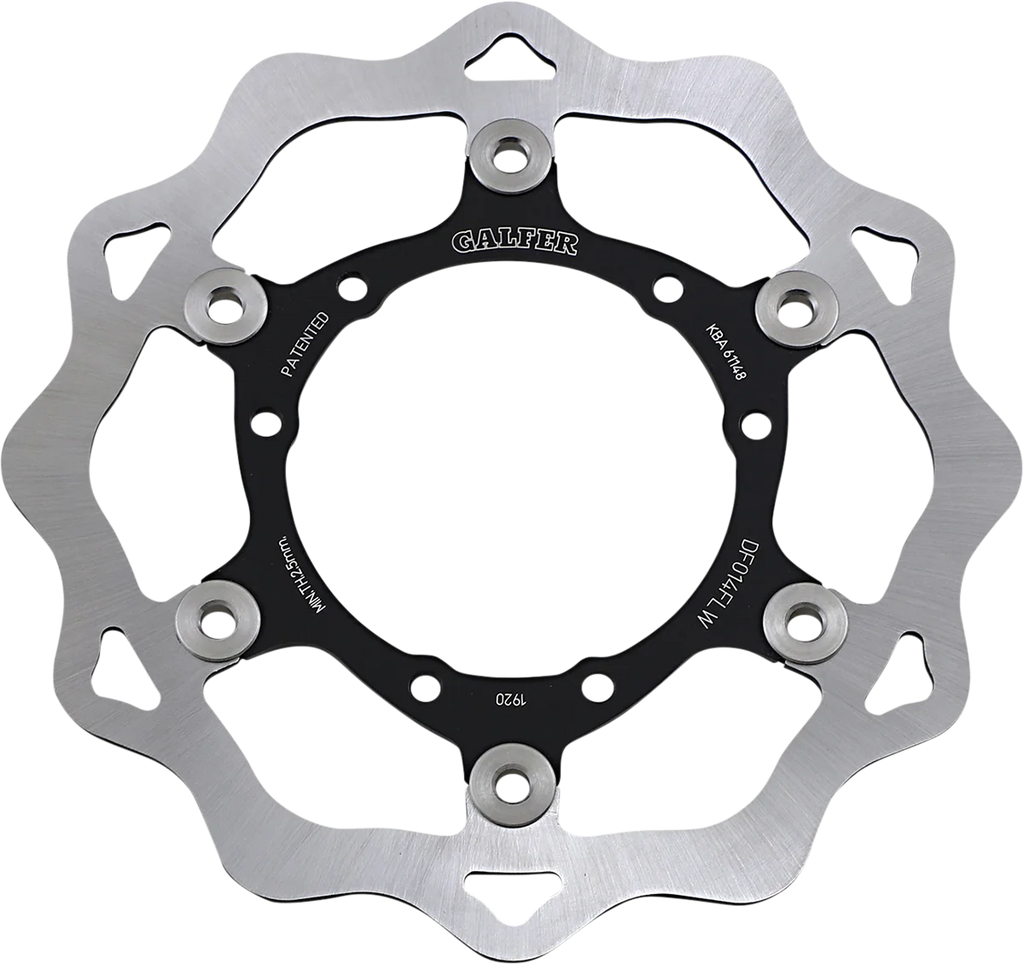 Galfer Brakes Wave® Rotor - Front - DF014FLW fits Honda - Main Product View