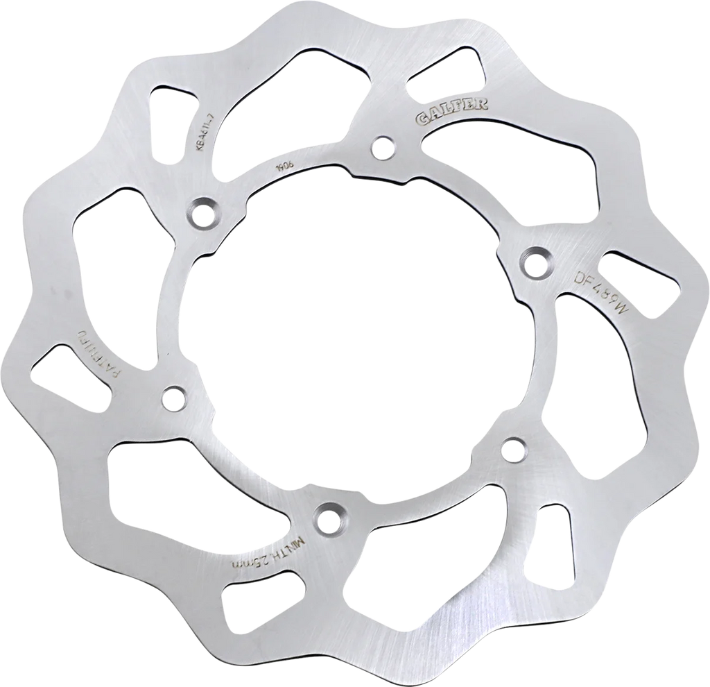 Galfer Brakes Wave® Rotor - Front - DF489W fits Suzuki / Yamaha - Main Product View