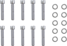 Load image into Gallery viewer, Gardner-Westcott Bolt Kit - Cam Cover - Socket-Head - Chrome - Twin Cam P-10-18-06 - Main Product View