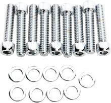 Load image into Gallery viewer, Gardner-Westcott Bolt Kit - Cam Cover - Socket-Head - Chrome - Twin Cam P-10-18-06 - Side View