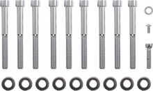 Load image into Gallery viewer, Gardner-Westcott Bolt Kit - Motor Case - Socket-Head - Chrome - P-80-57 fits BIG Twin - Side View