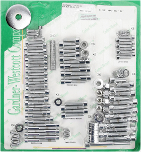 Gardner-Westcott Bolt Kit - Motor Set - Socket-Head - P-88-98 fits FLT - Main Product View
