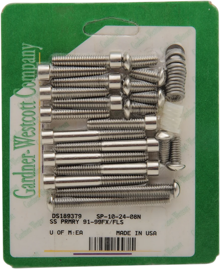 Gardner-Westcott Bolt Kit - Primary/Clutch/Chain Cover - Socket-Head SP-10-24-08N - Main Product View