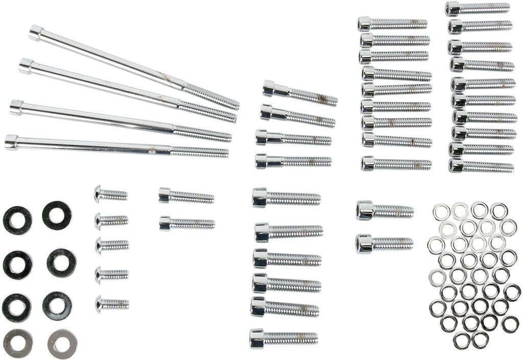 Gardner-Westcott Bolt Kit - Side Cover - Socket-Head - Chrome P-10-14-01 - Main Product View