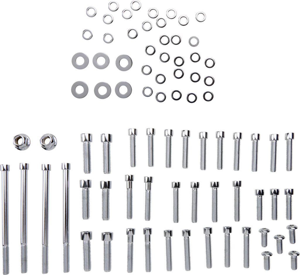 Gardner-Westcott Bolt Kit - Side Cover - Socket-Head - Chrome P-10-15-01 - Main Product View