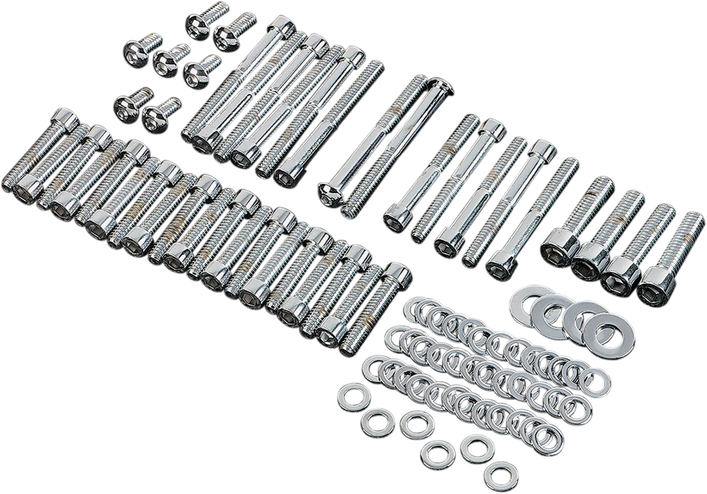 Gardner-Westcott Bolt Kit - Side Cover - Socket-Head - Chrome P-10-16-01 - Main Product View