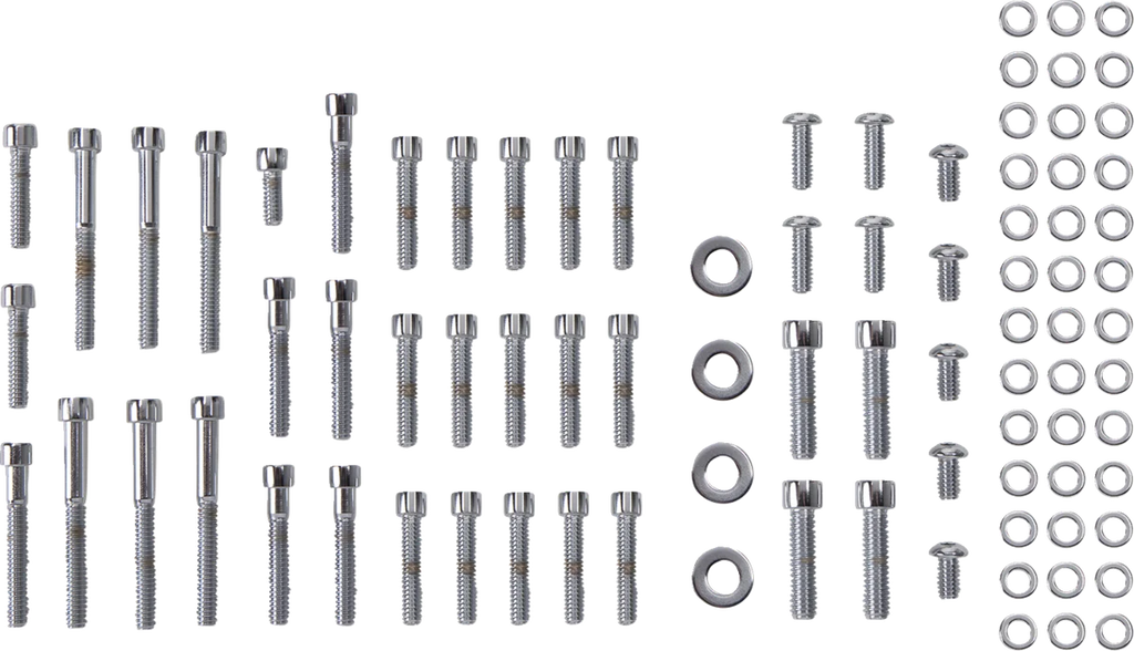 Gardner-Westcott Bolt Kit - Side Cover - Socket-Head - Chrome P-10-17-01 - Main Product View