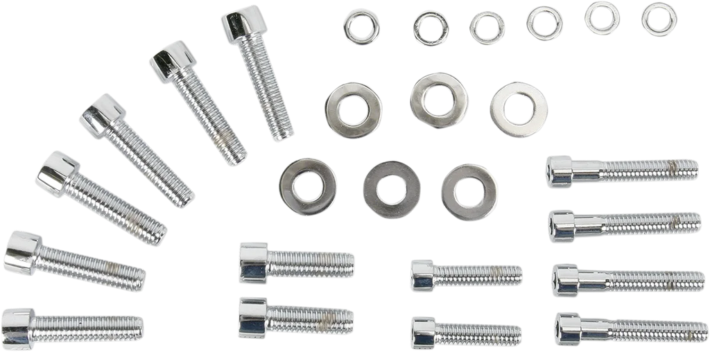Gardner-Westcott Bolt Kit - Transmission Side Cover - Socket-Head - Chrome P-10-14-07 - Main Product View