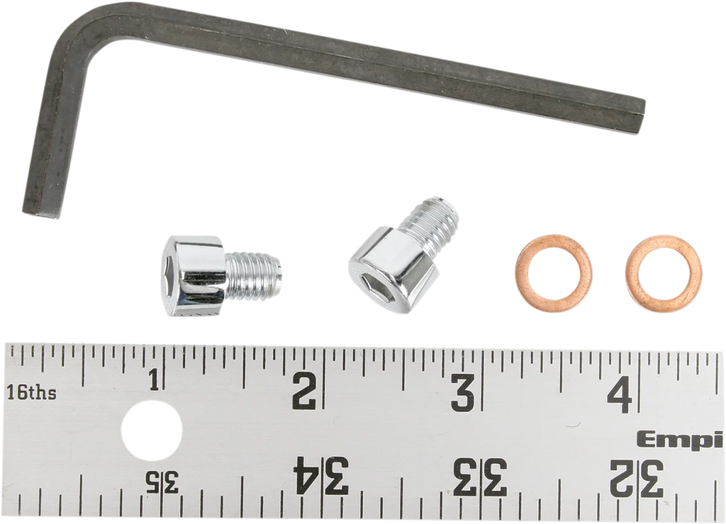 Gardner-Westcott Drain Plug - Fork - Allen Head - Chrome C-20-58 - Main Product View