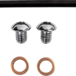 Load image into Gallery viewer, Gardner-Westcott Drain Plug - Fork - Button-Head - Chrome C-74-45B - Main Product View