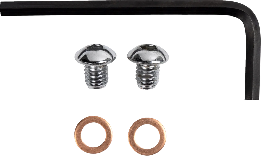 Gardner-Westcott Drain Plug - Fork - Button-Head - Chrome C-74-45B - Main Product View