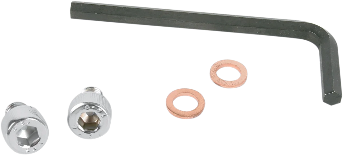 Gardner-Westcott Drain Plug - Fork - Button-Head - Chrome C-74-45B - Side View