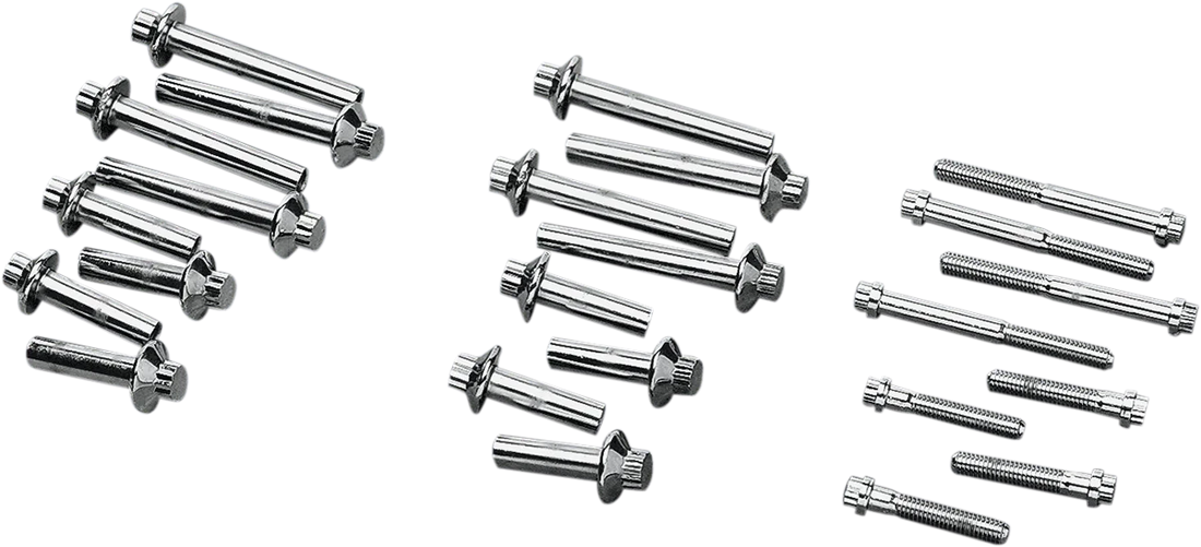 Gardner-Westcott Head Bolts - Chrome A-61-100 - Side View