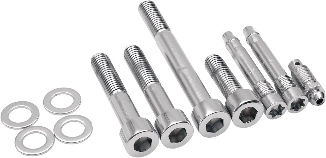Gardner-Westcott Mounting Bolt Kit - Brake Caliper - Socket-Head - Front C-80-43 - Side View