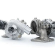Load image into Gallery viewer, Garrett 2022+ Ford Bronco/Ranger Raptor 3.0L GT1752S PowerMax Turbocharger Kit (RH &amp; LH Turbos) - Side View