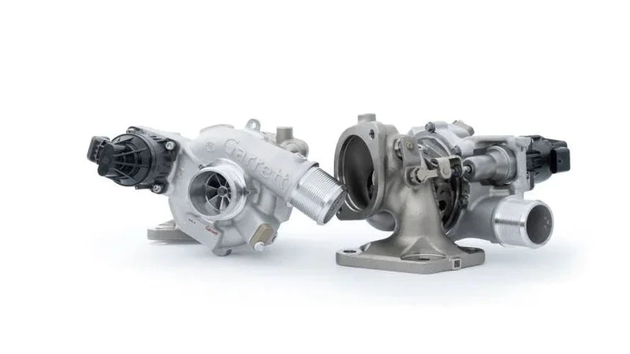 Garrett 2022+ Ford Bronco/Ranger Raptor 3.0L GT1752S PowerMax Turbocharger Kit (RH & LH Turbos) - Side View