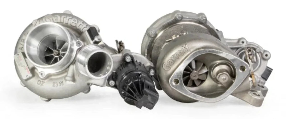 Garrett 17-21 Ford F-150 3.5L PowerMax GT2260S Stage 2 Upgrade Kit - Left & Right Turbocharger - Side View