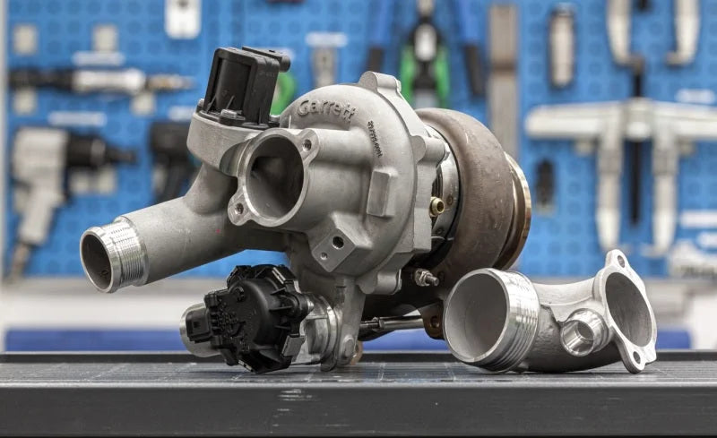 Garrett PowerMax Turbocharger 14-18 VW / Audi 2.0L TSI MK7 Stage 1 Upgrade Kit - Side View