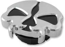Load image into Gallery viewer, Gas Cap - Dummy - Split Skull - Chrome DragSpecialties 78050 - Main Product View