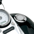 Load image into Gallery viewer, Gas Cap - Large - Vented - Pop-Up - Chrome DragSpecialties T03-0336-A - Side View