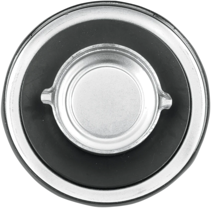 Gas Cap - Non-Vented - Black DragSpecialties 03-0027B - Side View