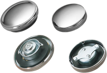 Load image into Gallery viewer, Gas Cap - Non-Vented - Chrome DragSpecialties 03-0027-BC222 - Back View