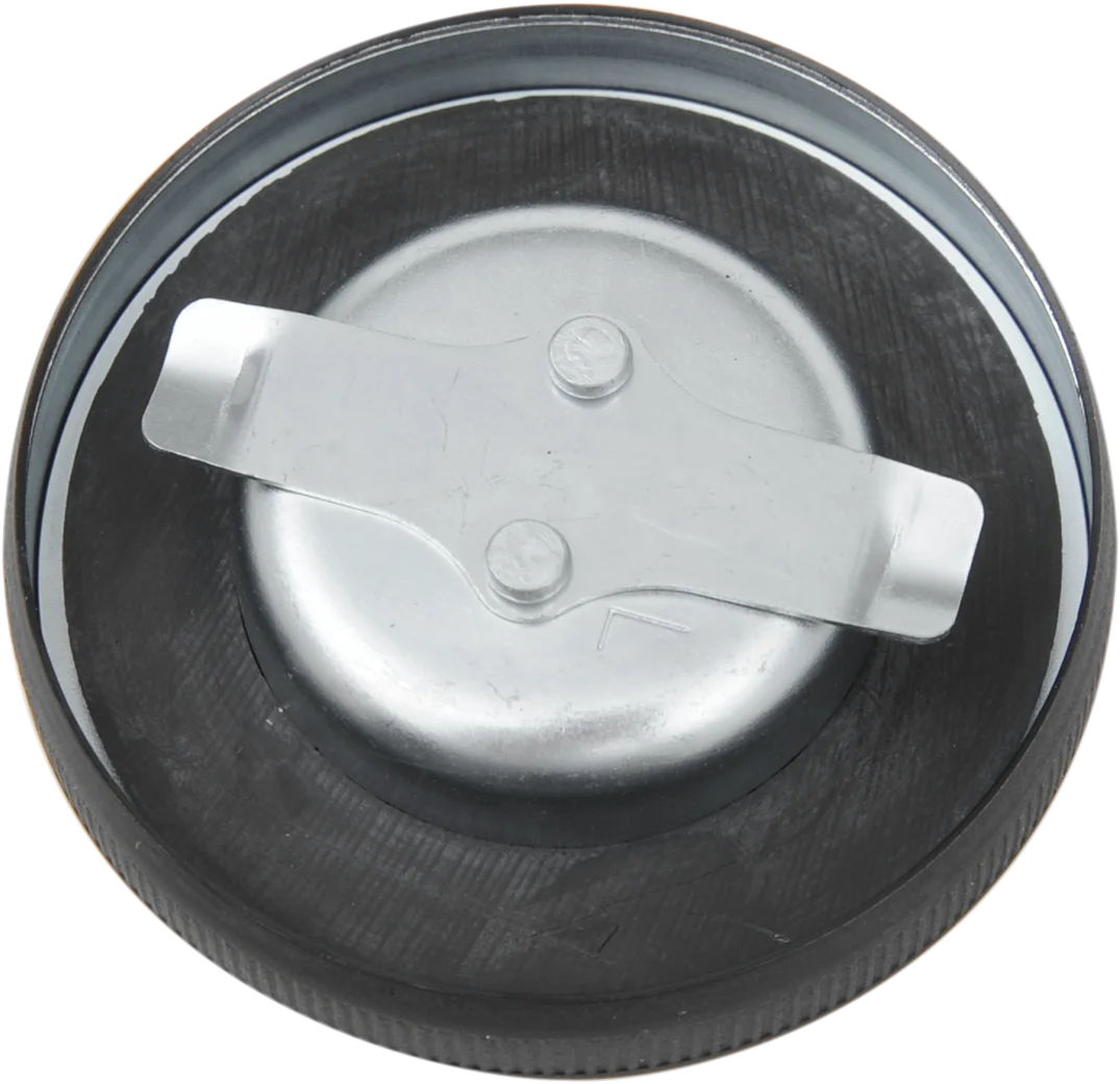 Gas Cap - Non-Vented - Matte Black DragSpecialties 012561 - Side View