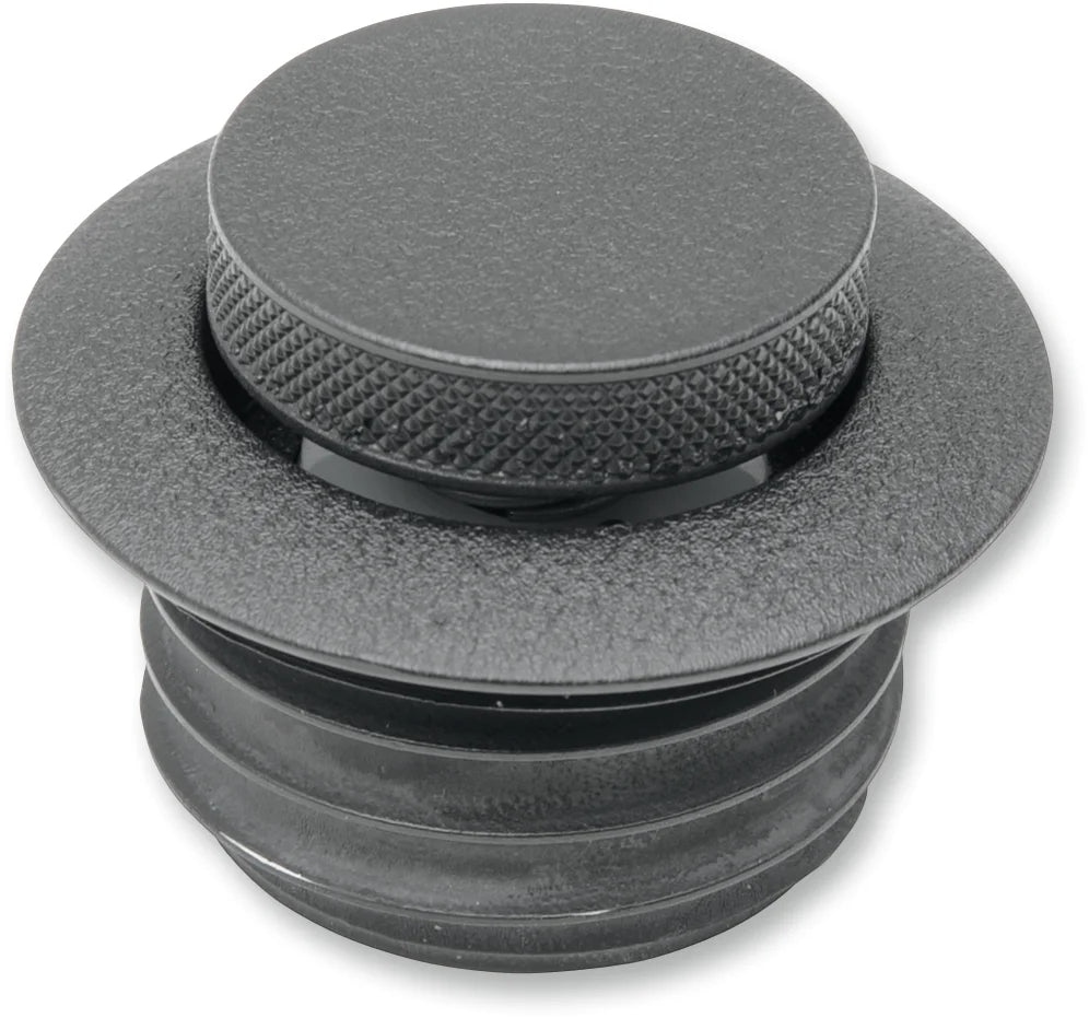 Gas Cap - Non-Vented Pop-Up - Black Wrinkle DragSpecialties 03-328B-B - Main Product View