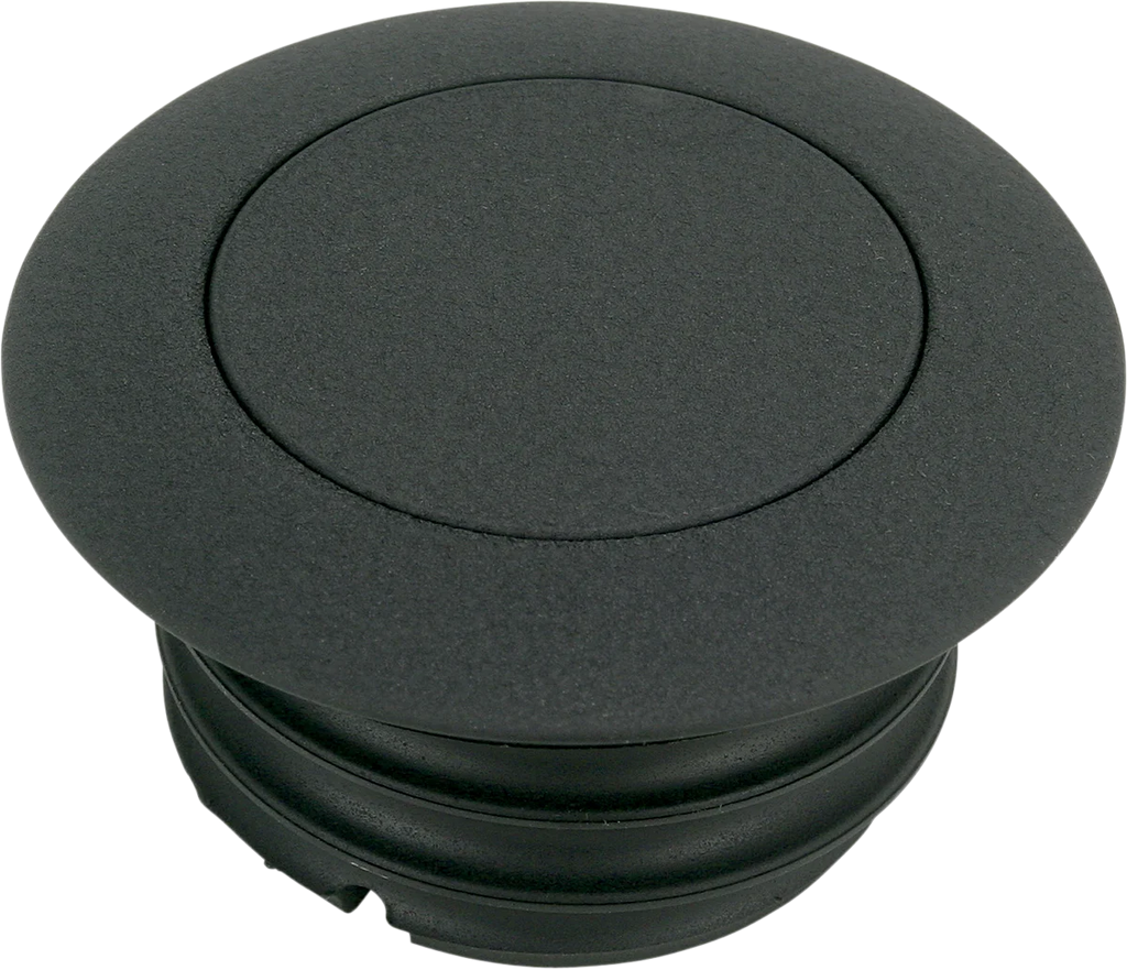 Gas Cap - Non-Vented Pop-Up - Black Wrinkle DragSpecialties 03-329B-B - Main Product View