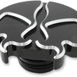 Load image into Gallery viewer, Gas Cap - Non-Vented - Split Skull - Black DragSpecialties 78049B - Main Product View