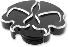 Load image into Gallery viewer, Gas Cap - Non-Vented - Split Skull - Black DragSpecialties 78049B - Main Product View